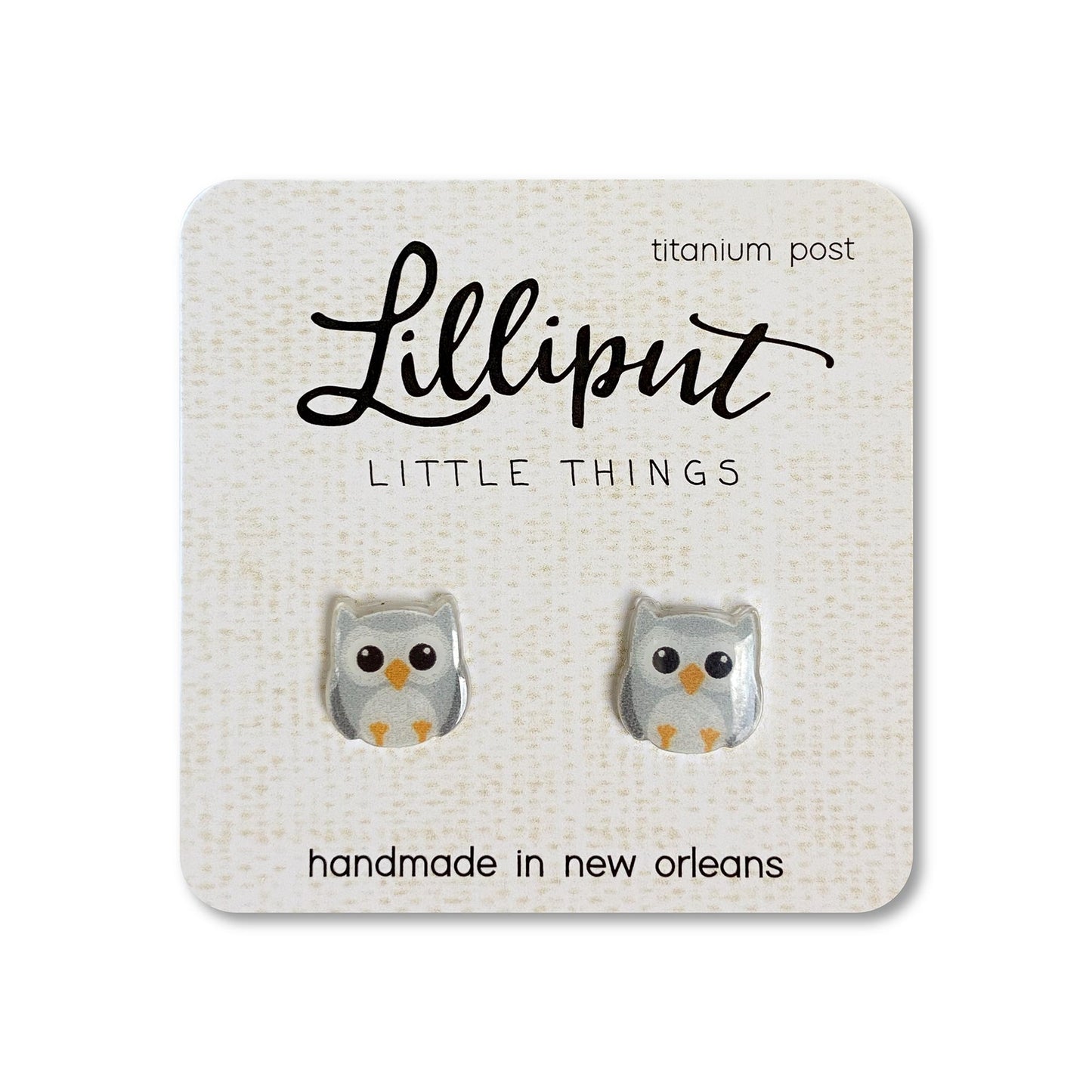 Lilliput- Cute Owl Earrings