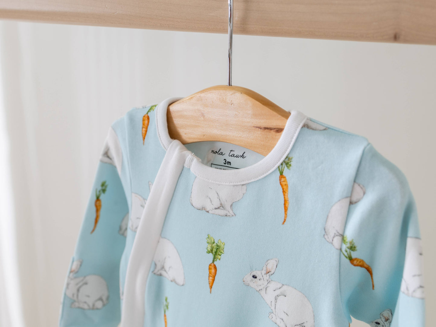 Nola Tawk - Bunny Hop Organic Cotton Kids Pajamas