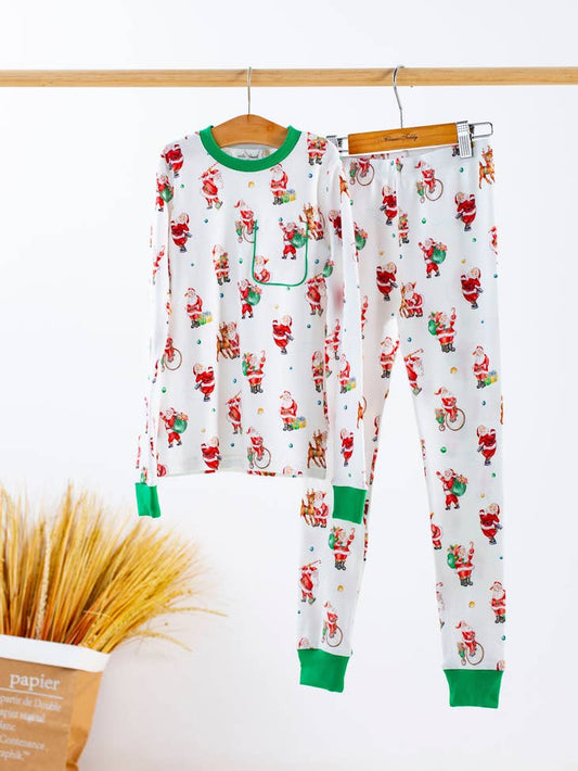 Santa Claus Is Coming To Town Organic Cotton Pajama Set