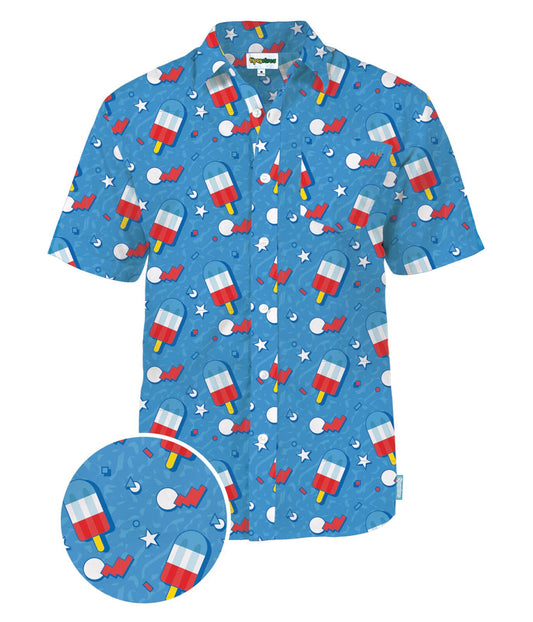 Tipsy Elves - Patriotic Pops Button Hawaiian Shirt