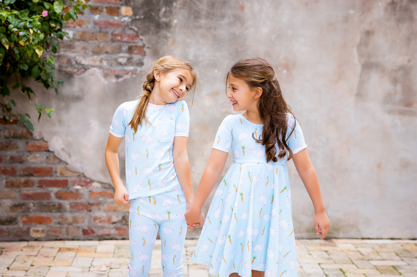 Nola Tawk - Bunny Hop Organic Cotton Kids Pajamas