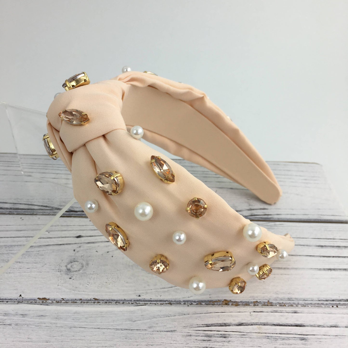 SongLily - Stone and Pearl Pastel Headbands