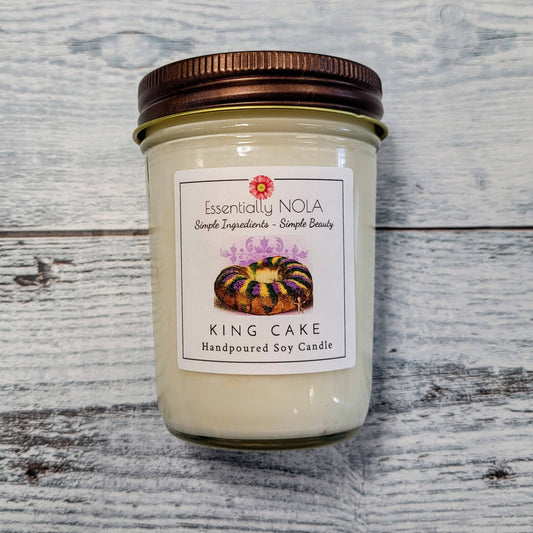 Essentially NOLA - Soy Candle  Bakery Scent - King Cake ( Cinnamon Roll )