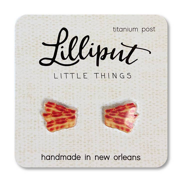 Lilliput- Bacon Earrings