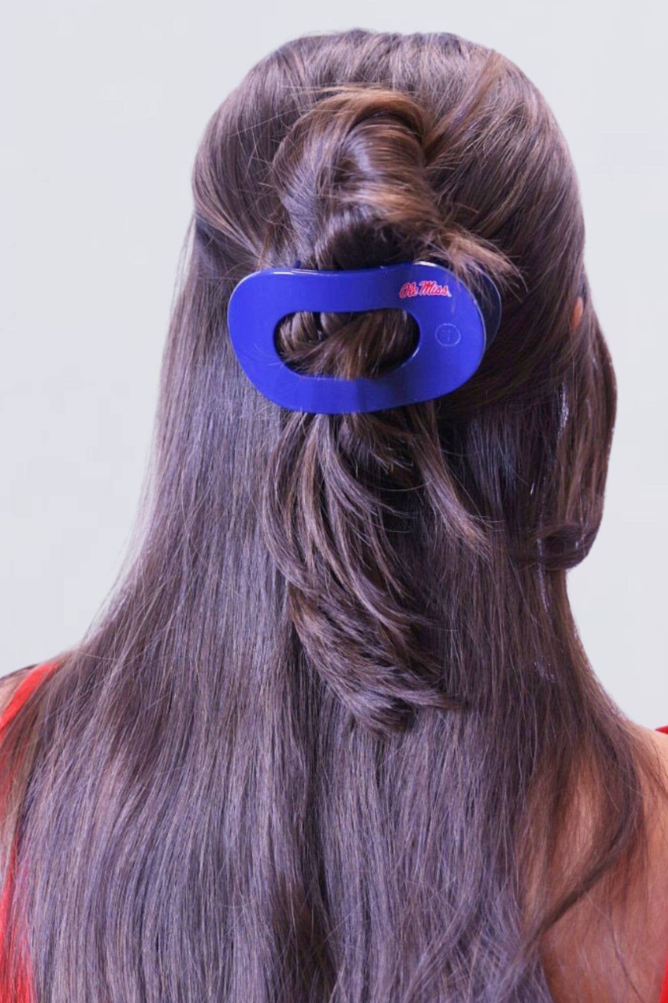 TELETIES - Round Flat Hair Clip | Med. | Univ. of Mississippi