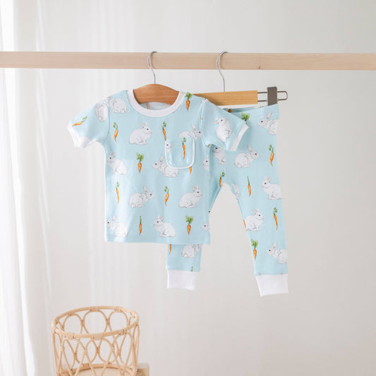 Nola Tawk - Bunny Hop Organic Cotton Kids Pajamas