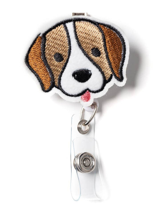 Nurseology- Dog | Nurse and Teacher Badge Reel Holder