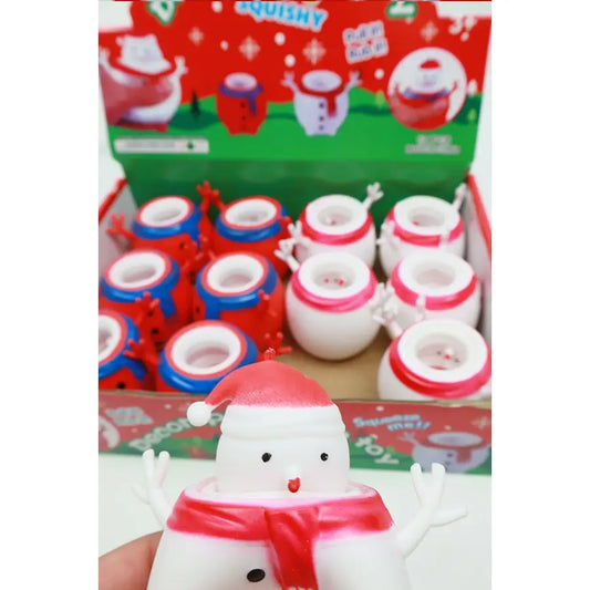 Christmas Santa/Snowman Squishy Squeeze Toys
