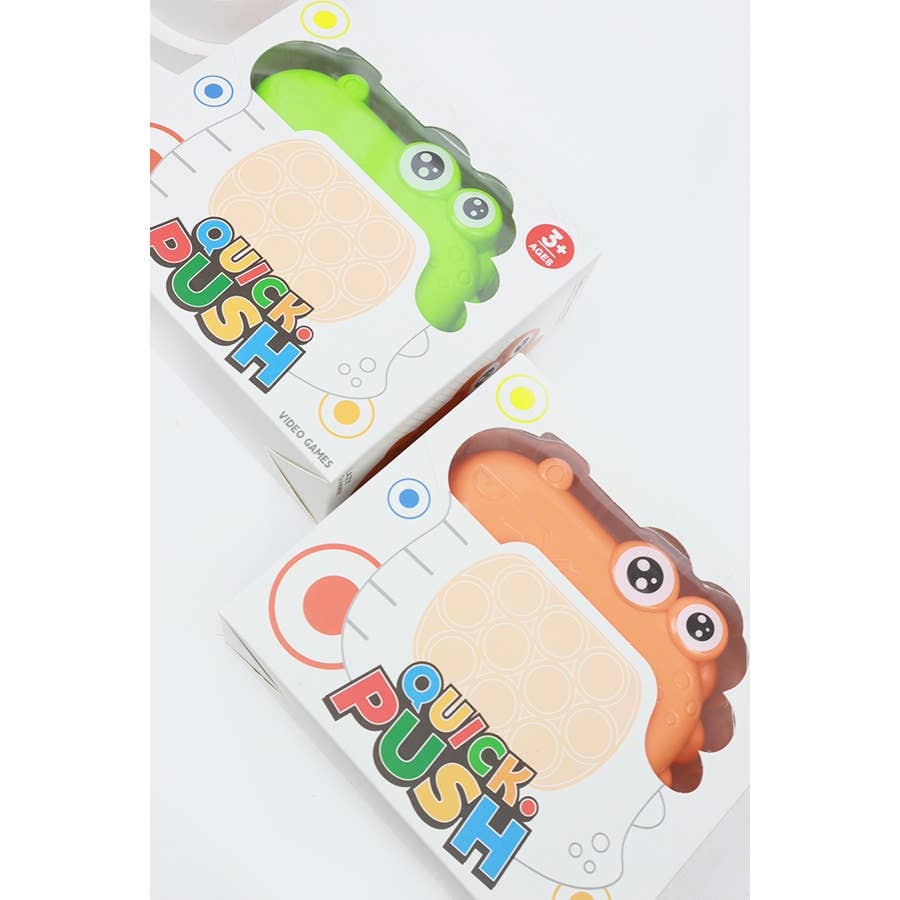 Love and Repeat - Cute Crocodile Quick Push Light Up Pop Game Toys
