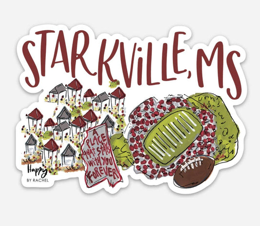 Happy By Rachel, LLC - Starkville, MS Sticker-NEW!