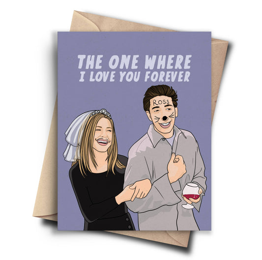 Pop Cult Paper - Funny Friends Anniversary Card - Wedding Card - Valentine