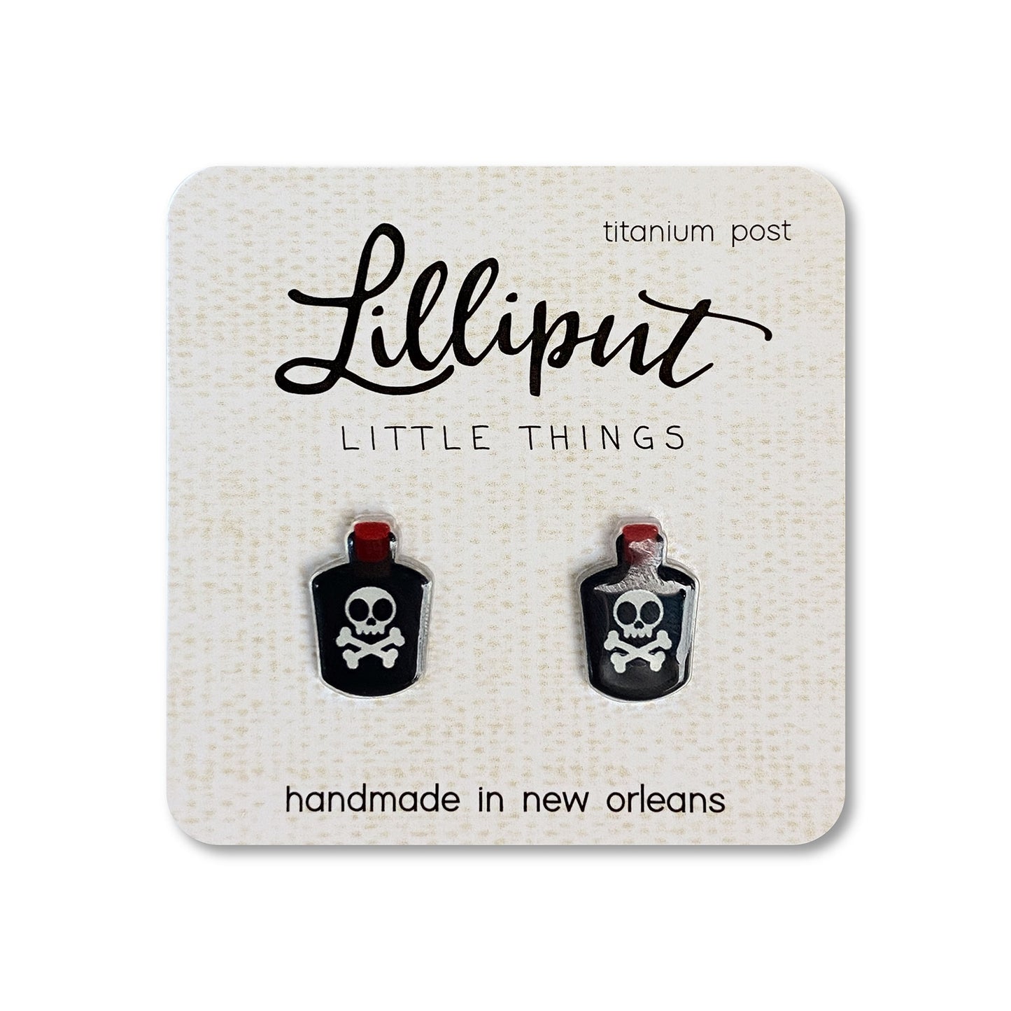 Lilliput- Poison Bottle Earrings