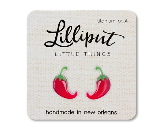 Lilliput Little Things - Chili Pepper Earrings