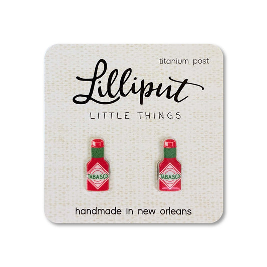 Lilliput- 
TABASCO® Hot Sauce Earrings