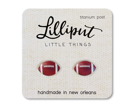 Lilliput Little Things - Football Earrings