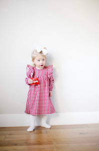 Red Checkered Dress