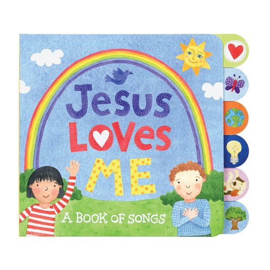 C.R.Gibson Signature | Baby & Kids - Jesus Loves Me Tab Board Book