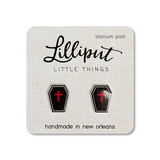 Lilliput- Spooky Coffin Earrings
