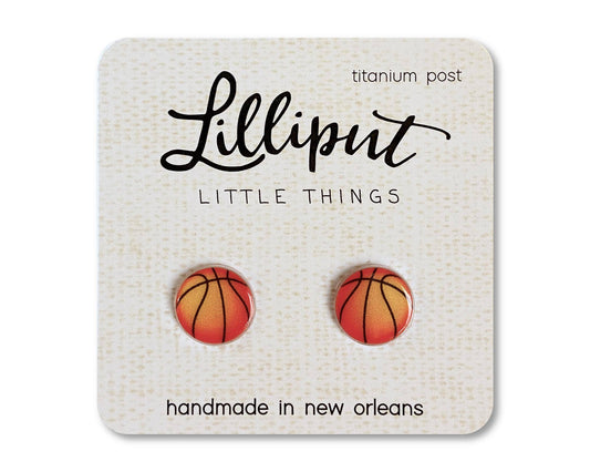 Lilliput Little Things - Basketball Earrings