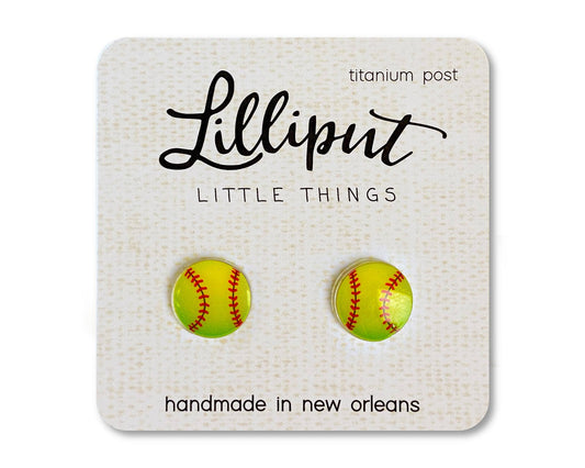 Lilliput Little Things - Softball Earrings