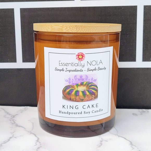 Essentially NOLA - Soy Candle  Bakery Scent - King Cake ( Cinnamon Roll )