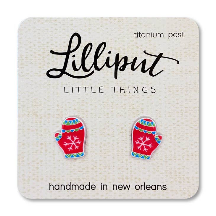 Lilliput- Christmas Mitten Earrings