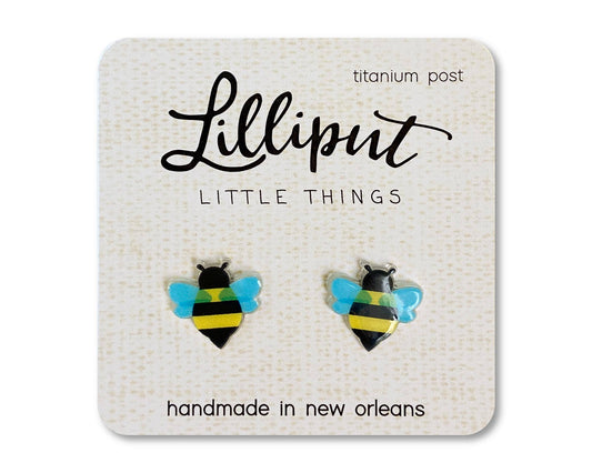 Lilliput Little Things - Honey Bee Earrings