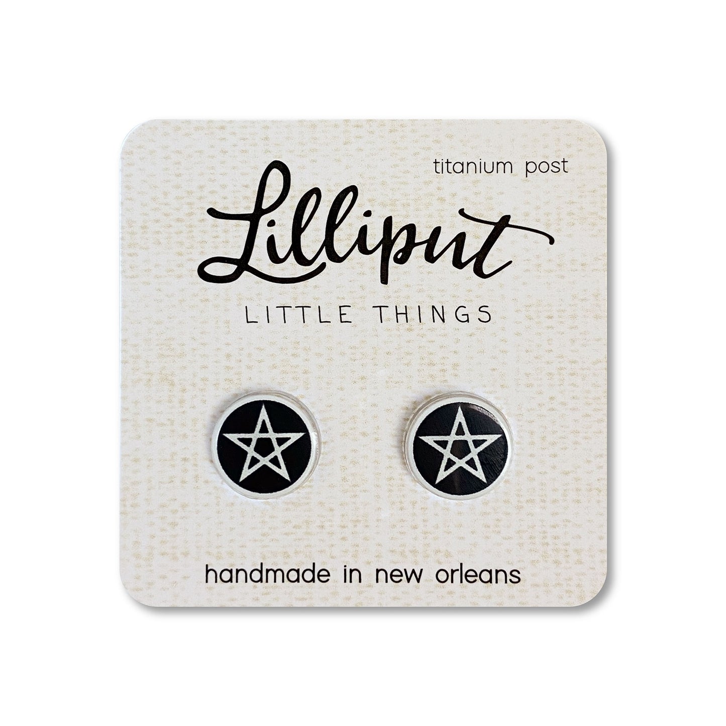 Lilliput- Witchy Pentagram Earrings