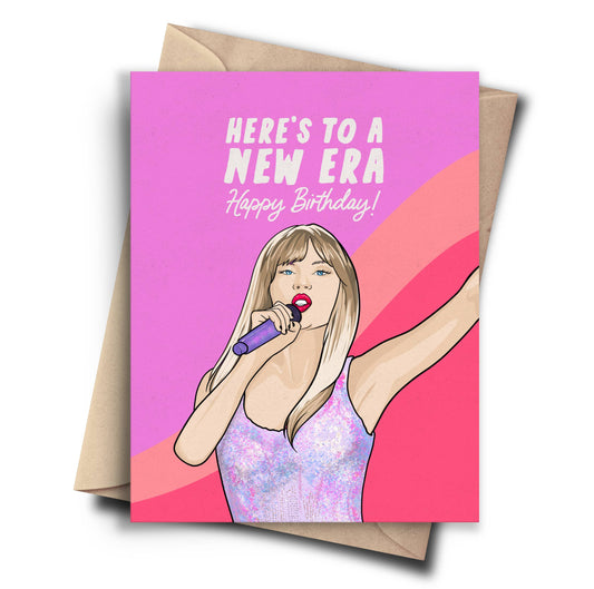 Pop Cult Paper - Birthday Era - Taylor Swift Funny Birthday Card