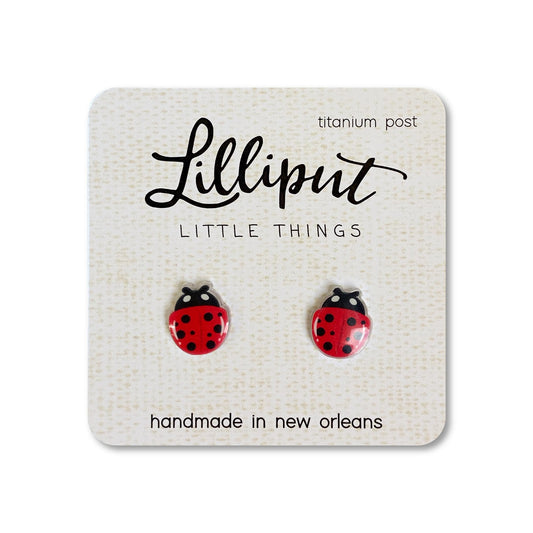 Lilliput- Ladybug Earrings
