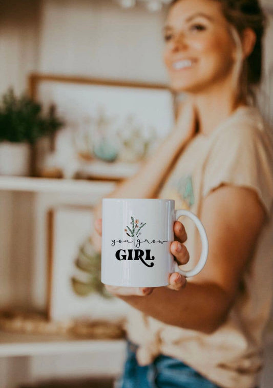 You Grow Girl Coffee Mug