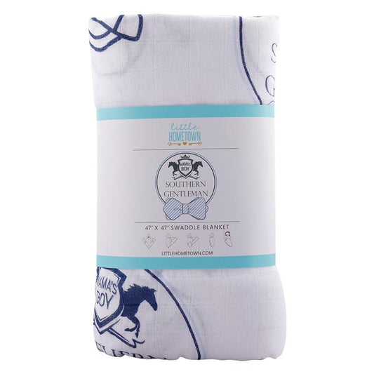 Little Hometown- 
Southern Gent Blanket Swaddle
