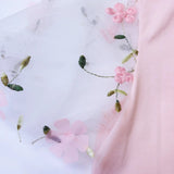 Fairy Floral Sleeves Tee in Pink