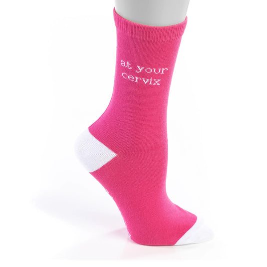 Nurseology- “At your Cervix” Unisex Socks