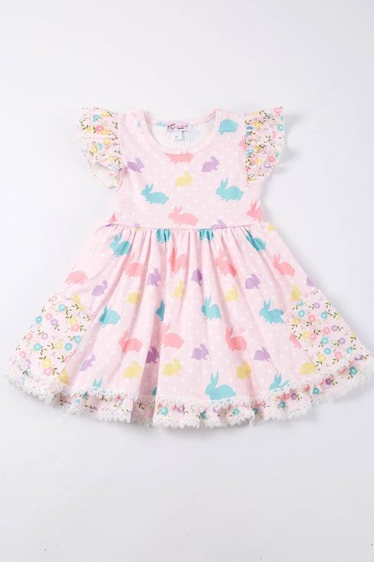 Jelly Bean Bunny Girls Dress Easter