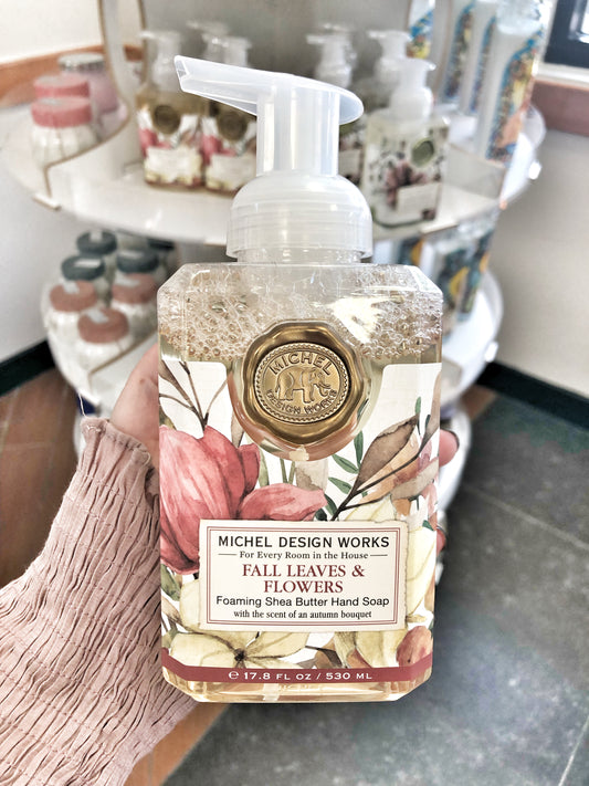 Michel Design Works- Fall Leaves & Flowers Foaming Hand Soap