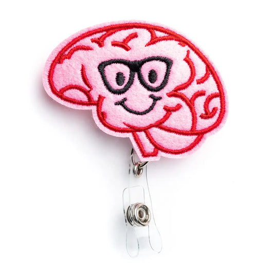 Nurseology- Brain Badge Reel Holder