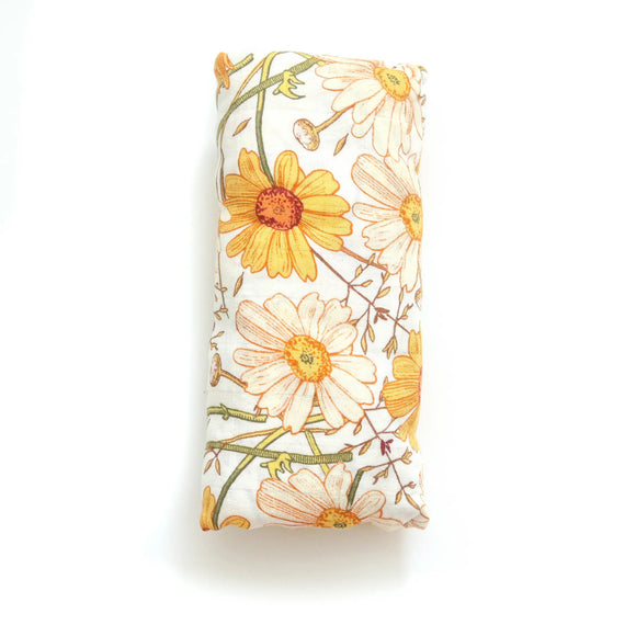 Fall Floral Muslin Swaddle Blanket