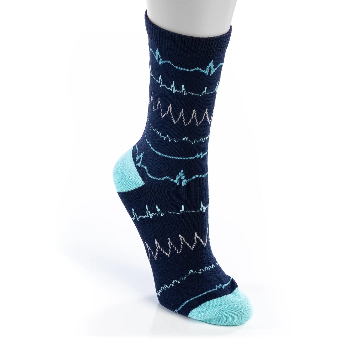 Nurseology- Navy Rhythm Unisex Socks
