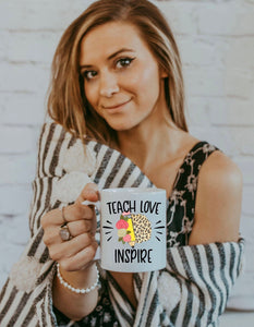 Teach, Love, Inspire Coffee Mug
