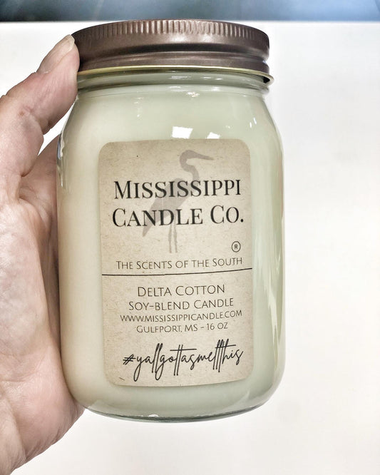 Delta Cotton Soy-Blend Candle