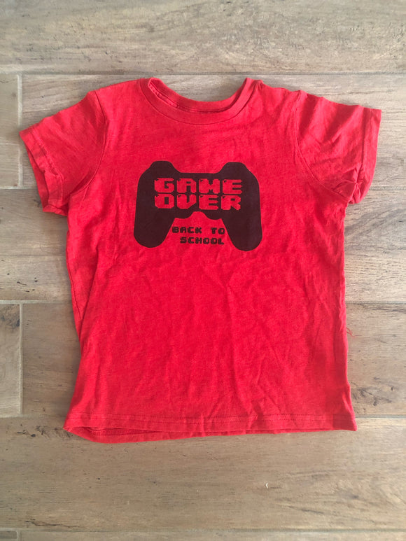Game Over Back To School Shirt